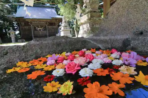 田村神社の手水