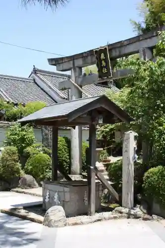 飛鳥坐神社の手水舎