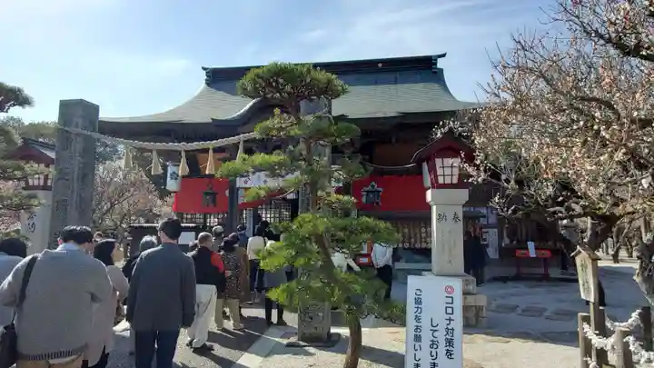 綱敷天満宮の本殿・本堂
