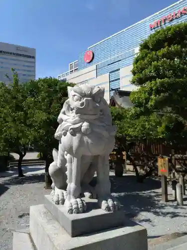 警固神社の狛犬