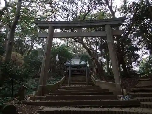 多久頭魂神社の鳥居