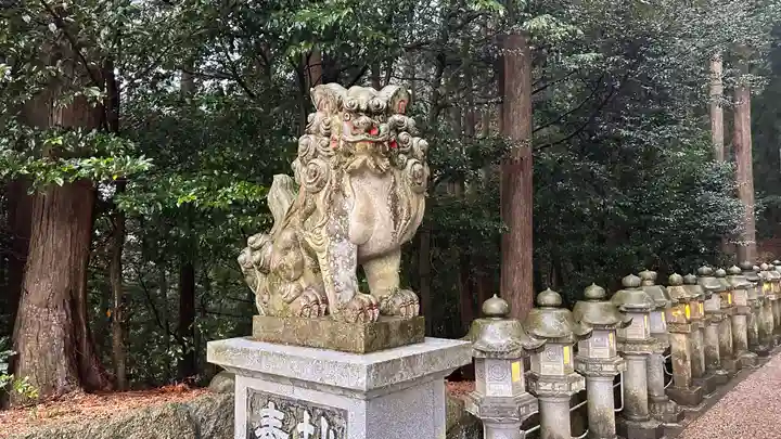 笠山坐神社の狛犬