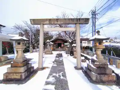神明社（明正）の鳥居