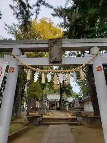 豊玉氷川神社の鳥居