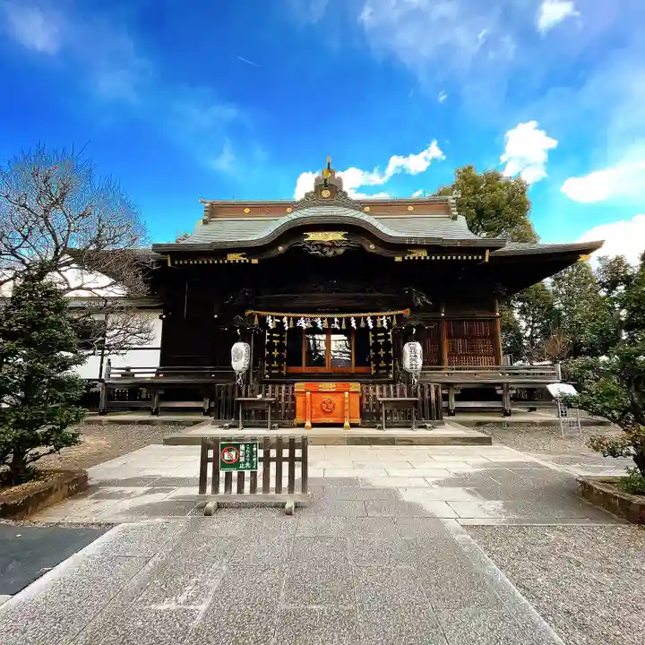 阿豆佐味天神社 立川水天宮の本殿・本堂
