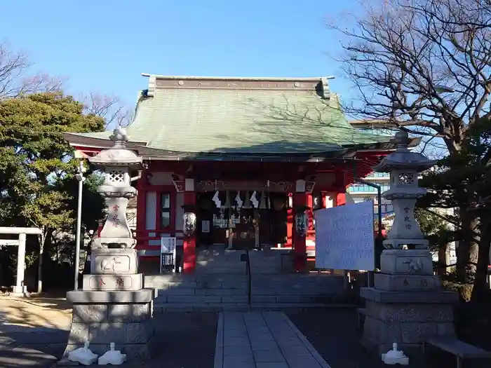 当代島稲荷神社の本殿