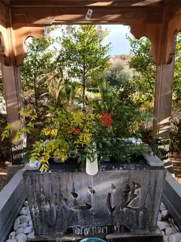 鏡石鹿嶋神社の手水