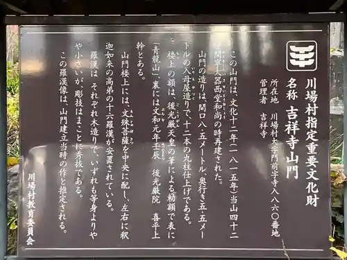 青龍山 吉祥寺(群馬県)