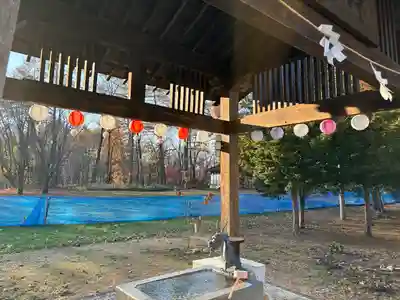 鹿追神社の手水舎