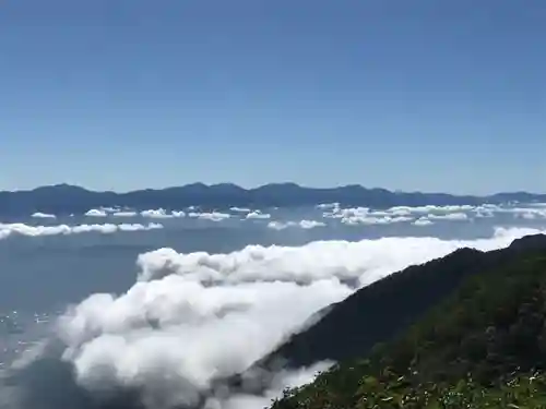 信州駒ヶ岳神社の景色