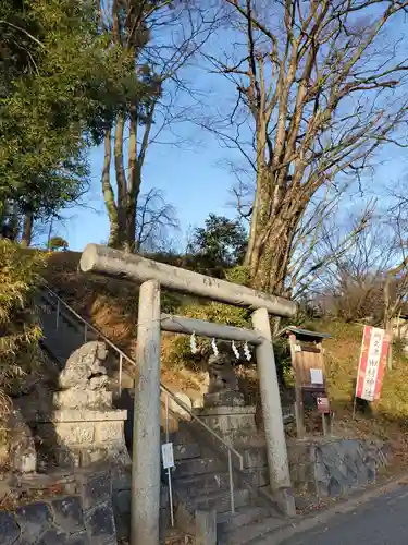 阿久津「田村神社」（郡山市阿久津町）旧社名：伊豆箱根三嶋三社の鳥居