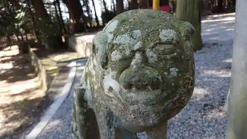 間々田八幡宮の狛犬