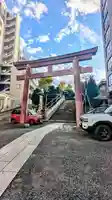 白金氷川神社の鳥居