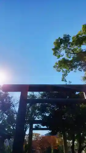 溝旗神社（肇國神社）の鳥居