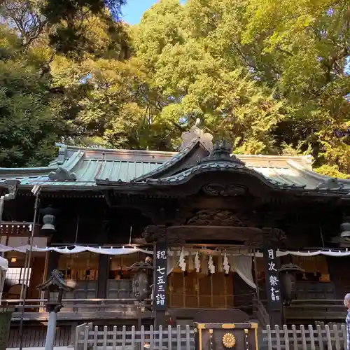 調神社の本殿・本堂