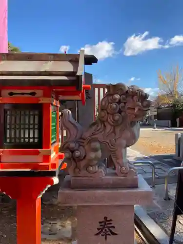 阿部野神社の狛犬