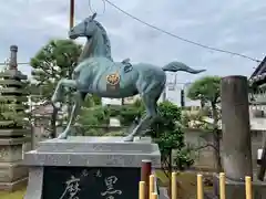 萬福寺の狛犬