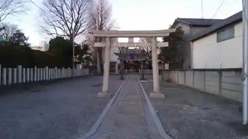 北三谷稲荷神社の鳥居