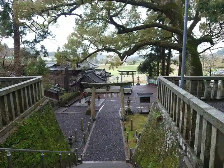 事任八幡宮の景色