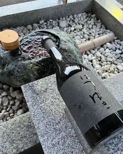 潮見ヶ岡神社の手水舎