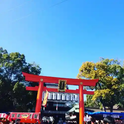 伊豫豆比古命神社の鳥居