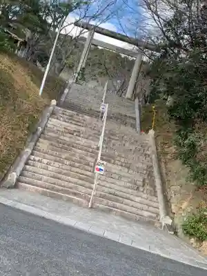 宇部護国神社の鳥居