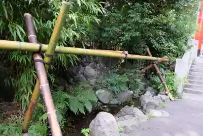 白笹稲荷神社の手水舎