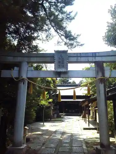 忍　諏訪神社・東照宮　の鳥居