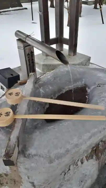 札幌村神社の手水舎