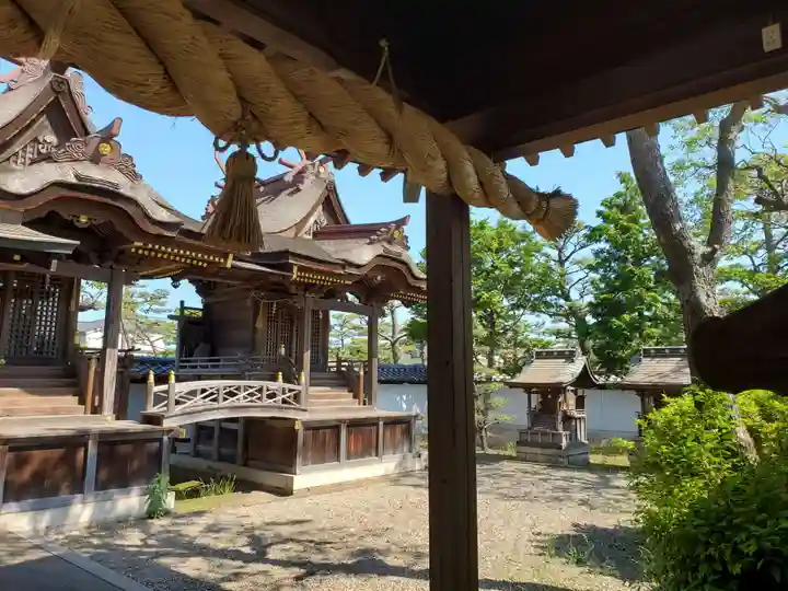 阿閇神社の本殿・本堂