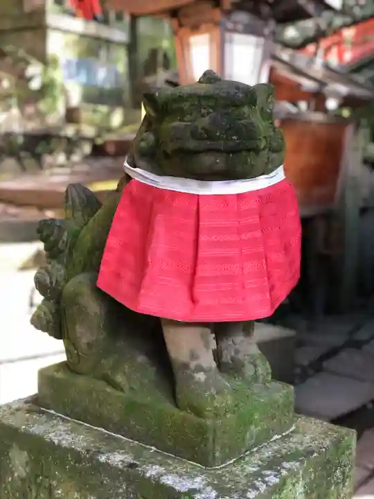 御劔社(長者社神蹟)の狛犬