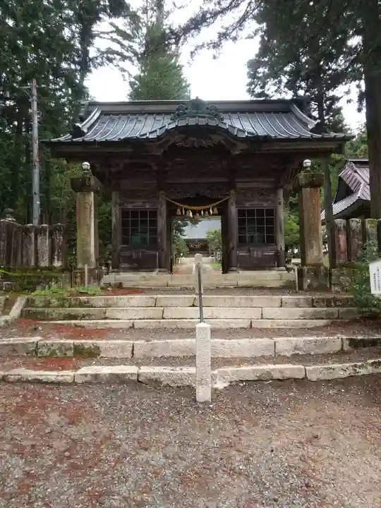 有明山神社の山門・神門
