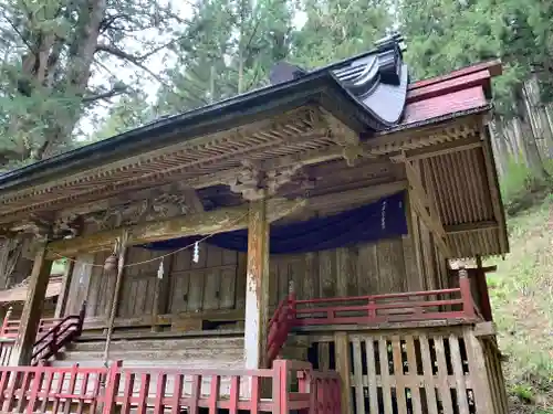 加蘇山神社の本殿