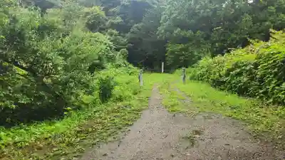 白津山観音堂の周辺