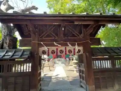 馬込八幡神社の山門・神門