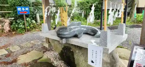 鹿島神社の手水舎