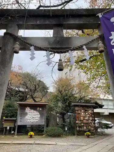 牛天神北野神社の鳥居