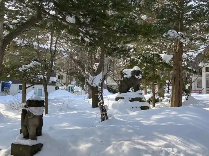 北広島市総鎮守 廣島神社の狛犬