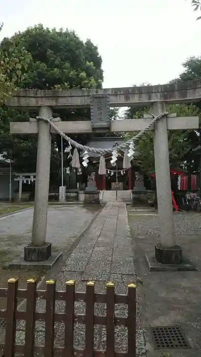 蒲田八幡神社の鳥居
