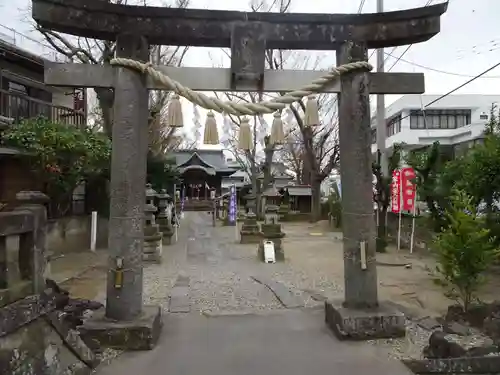 取手八坂神社の鳥居