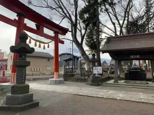 小室浅間神社の鳥居