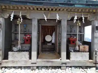 雄山神社峰本社の本殿・本堂