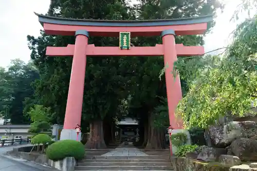 河口浅間神社の鳥居