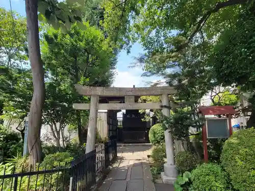白山神社の鳥居