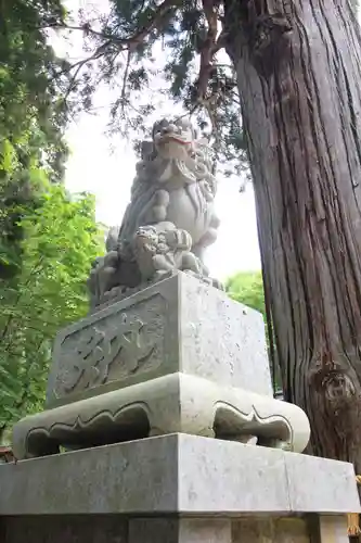 戸隠神社中社の狛犬