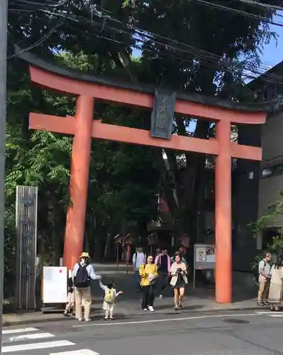 赤城神社の鳥居