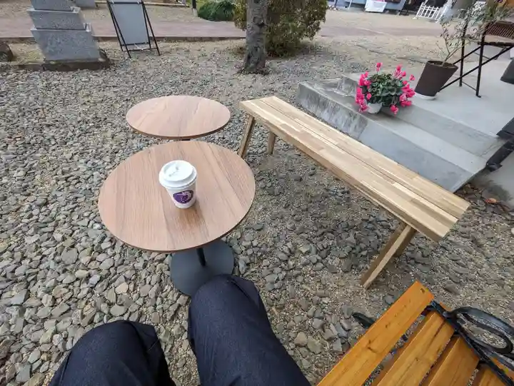 諏訪神社の食事