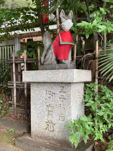王子稲荷神社の狛犬
