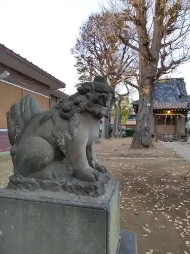 上小岩天祖神社の狛犬