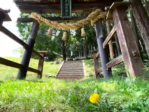 子檀嶺神社の鳥居